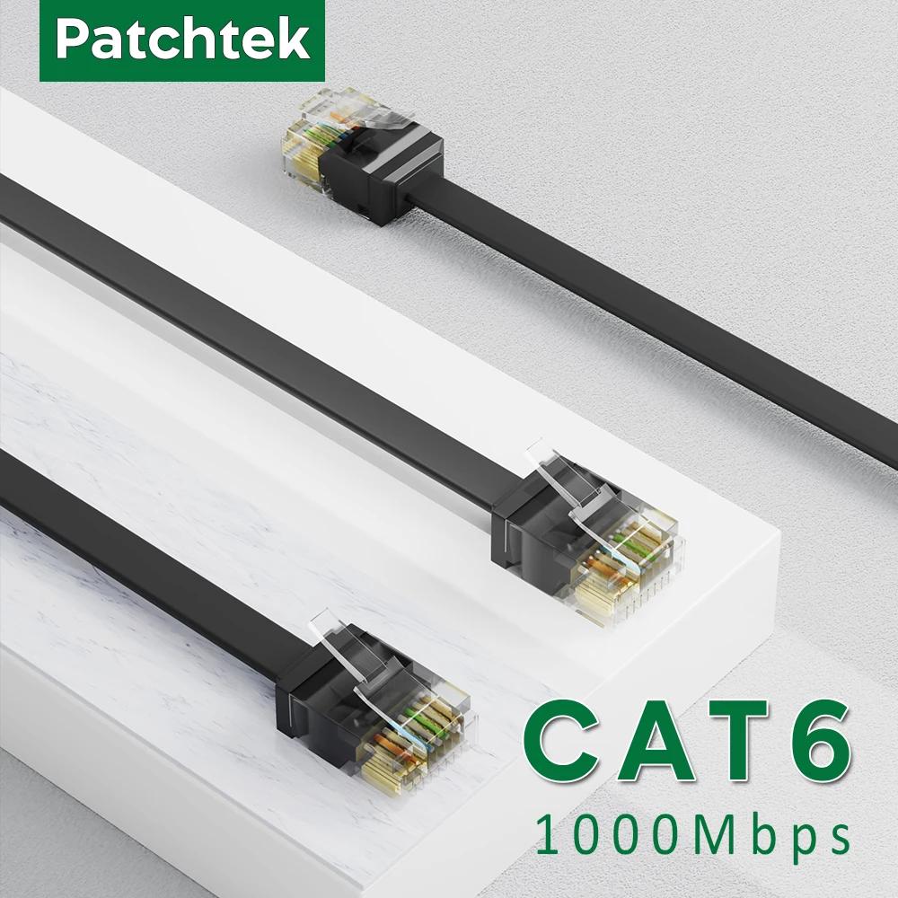 Patchtek Cat6 ÷ ̴ ̺, ª UTP 32 AWG 0.1-1.5M Ʈ Rj45 ġ ڵ, PC PS5/4 Xbox Ʈũ LAN ڵ
